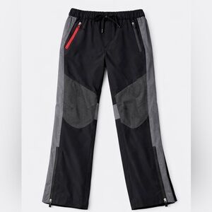 Black and Gray Track Pants